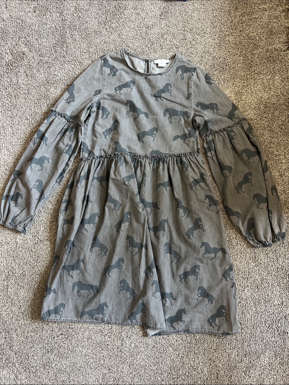Stella McCartney Kids Gray Crewneck Top/dress